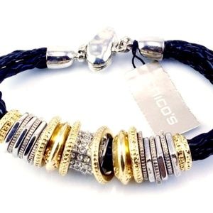 CHICO'S BISMA BRACELET NEW WITH TAGS BEST DEAL LAST ONE THEY RETAILED AT $35.00